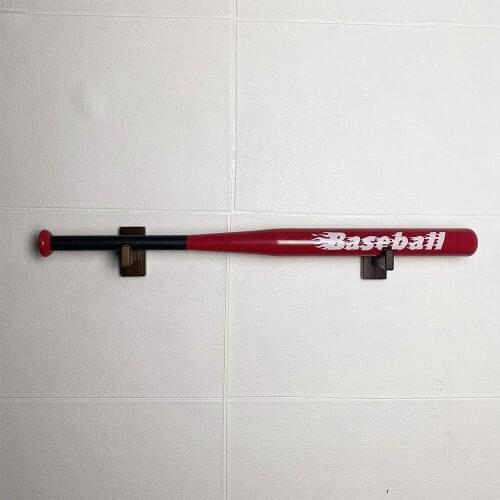 Baseball bat wooden bracket bat wall hanger bamboo and wood hockey stick bracket multifunctional baseball set