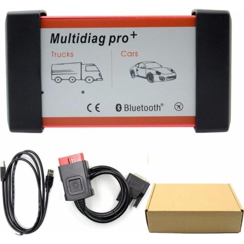 Multidiag pro+ with Bluetooth obd2 scanner 2017.3 R3 Software vd tcs cdp pro plus mvd for cars trucks diagnostic tools
