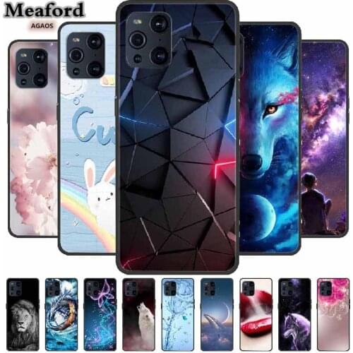 For OPPO Find X3 Case 5G Silicone Bumper TPU Soft Phone Cases For OPPO Find X3 Pro Neo Lite Case OPPO Find X 3 Protective Fundas