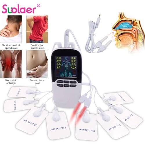 Electric herald Tens Muscle Stimulator Renite Cure Nose Care Ems Acupuncture Body Massage Therapy Machine Electrostimulator