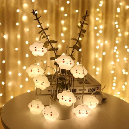 1.5M 3M 20LED Cute Clouds String Light Wedding Outdoor Decorate Corridor Lamp Night Lamp Lamp strings