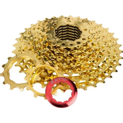 MTB 9s Freewheel Cassette 25-28-32-36-40-46-50T Mountain Bike Bicycle Freewheel Golden Width Ratio Bicycle Parts