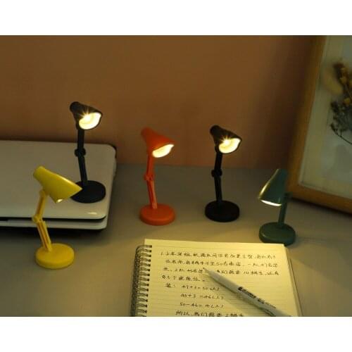 Mini Led Desk Lamp Portable Folding Night Light Magnetic Table Lamp For Eye Protection Gift Giving Desk Decoration