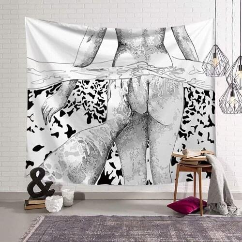 Hippie Wall Art Sexy Beauty Butt Tapestry Decor Collage Dorm