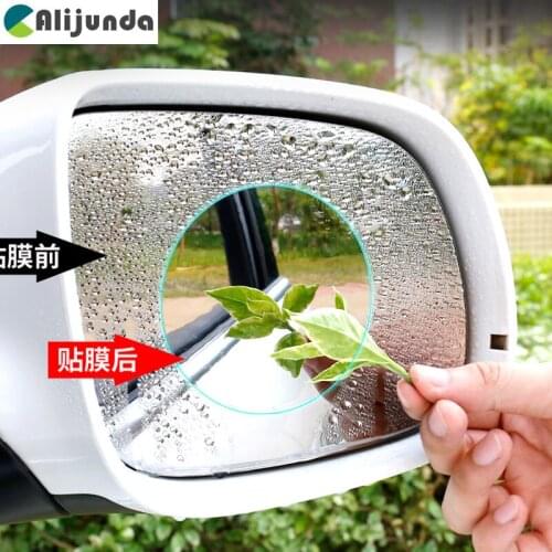 2018 New Car Rear View Mirror Waterproof Membrane Anti-fog Film Sticker for Hyundai ix35 iX45 iX25 i20 i30 Sonata,Verna,Solaris