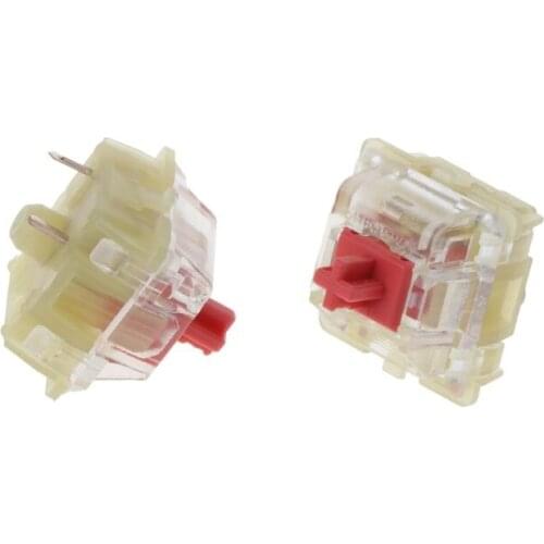 2021 New 2Pcs Original Cherry MX RGB Silent Pink Red Switch 3Pin For Mechanical Keyboard