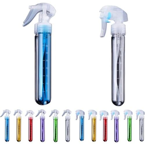 Transparent Colorful Spray Bottle Portable Watering Can Beauty Salon Tools High Pressure Refillable Bottle