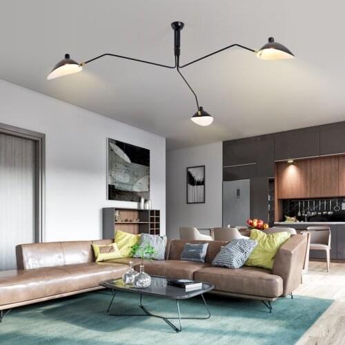 Nordic chandelier creative personality modern duplex building living room dining room art industrial wind chandelier