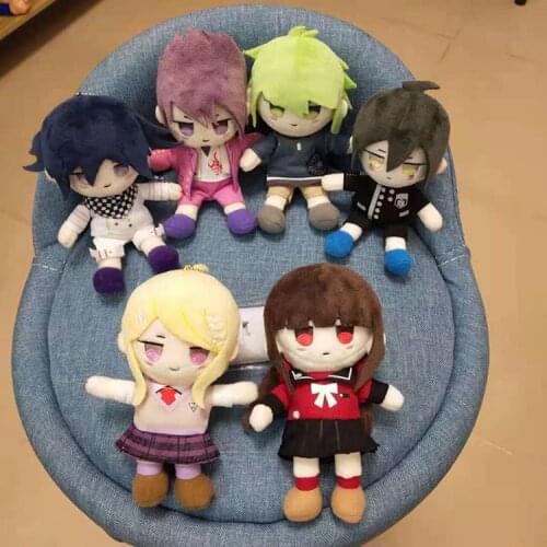 15 CM Japan Game Dangan Mini keychain Pendant Lovely Dolls Cute Cartoon Anime Plush Toys Women Kids Birthday Gift