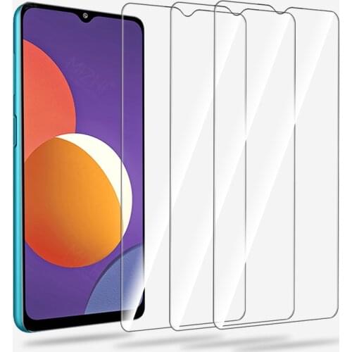 3pcs Tempered glass for samsung galaxy m12 m 12 12m SM-M127 6.5" clear anti-scratch super thin screen protector film