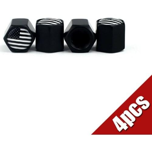 0.5\" X 0.31\" For Car Accessories Universal Wheel Tire Valve Cap American Flag