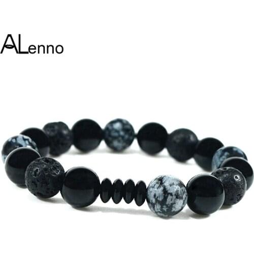 ALenno Black Bracelets