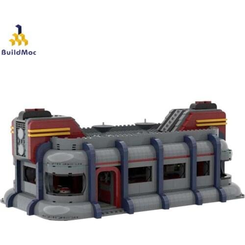 Buildmoc Star Dexs Diner sterne Filme Restaurant Street View Building Space Battle Building Block Model Moc-40304 Toy Boy Gift