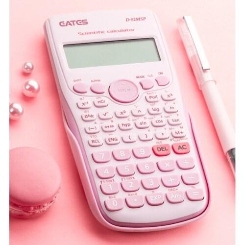 Digital Scientific Calculator 240 Functions 82MS Statistics Mathematics 2Line Display D-82MSP for student school undergraduate