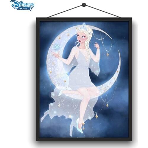 Disney 5D DIY Diamond Dark Princess Board Painting Original Painting Full Round Diamond Embroidery Kit Home Decoration Gift