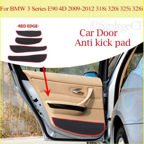Door anti-kick pad door protection pad door panel cover pad car door sticker For BMW 3 Series E90 2009-2012 318i 320i 325i 328i