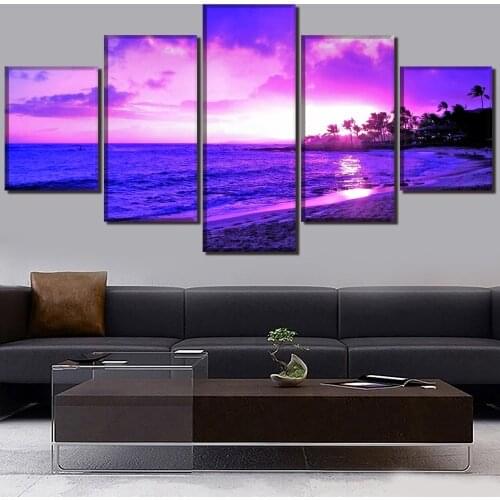 HD Print Painting Wall Art Canvas Painting Canvas Living Room Painting Modern Decorative Print Picture Poster 5 Piece Landscape