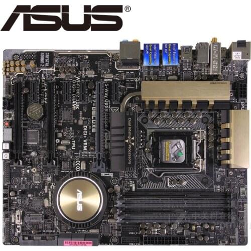 Asus Z97-Deluxe Desktop Motherboard Z97 Socket LGA 1150 i3 i5 i7 DDR3 32G ATX UEFI BIOS Original Used Mainboard Hot Sale