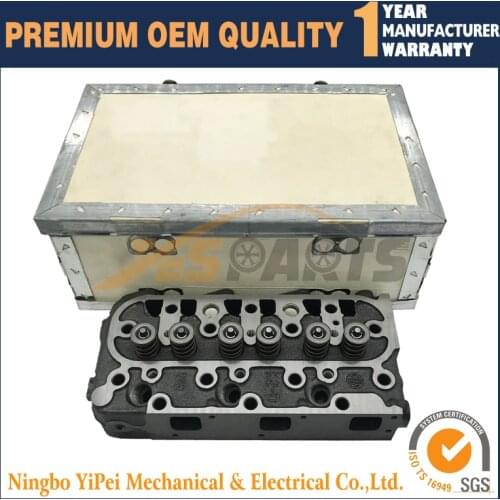 New Cylinder Head Complete For Kubota D1105 B2400 B2410 Engine with valve train kit