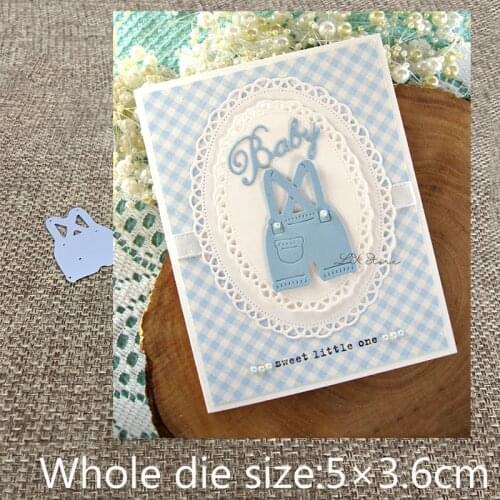 New Design Craft Metal Cutting Die die cuts Overalls decoration scrapbook Album Paper Card Craft Embossing die cuts