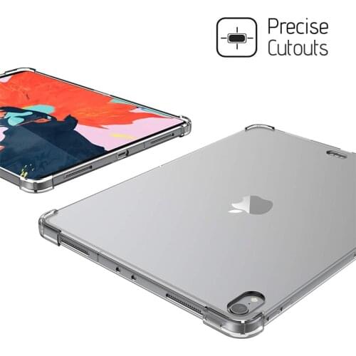 Clear Transparent Silicon TPU Case For iPad 10.2 7th Gen Cover For Ipad Pro Air 3 10.5 Tablet Funda For Ipad pro 11 2020 2018
