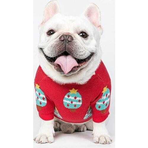 Christmas Clothes for Small Medium Dogs Fashion Christmas Dog Sweater Winter Warm Pug Clothing Yorkie Corgi Costumes For Pets