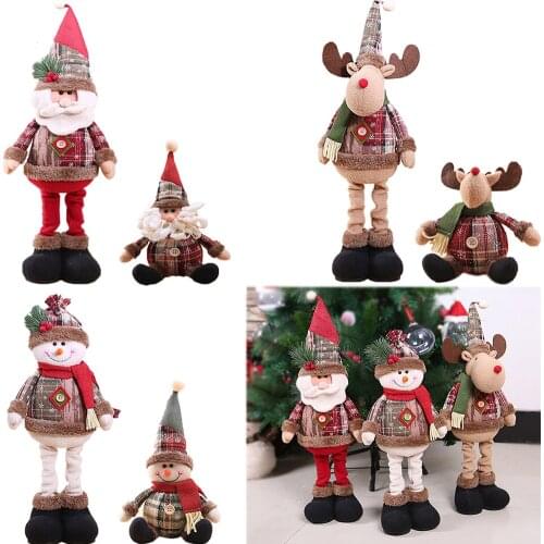Christmas Cartoon Doll Ornaments Merry Christmas Decorations For Home Xmas 2020 Navidad Happy New Year Decor 2021 Gift Noel