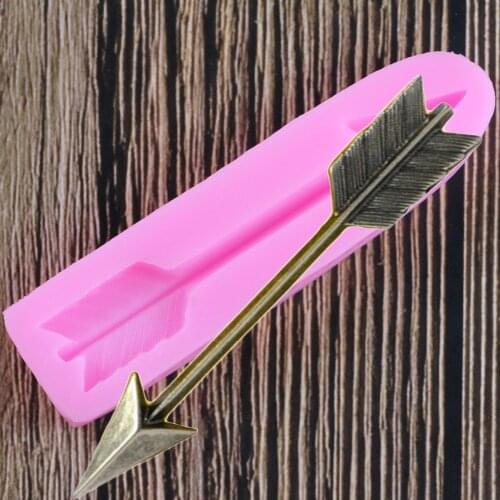 3D Arrow Silicone Molds Fondant Craft Cake Candy Chocolate Sugarcraft Ice Pastry Baking Tool Mould