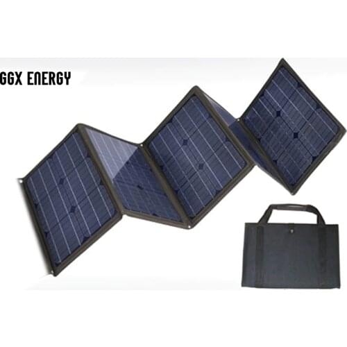 GGX ENERGY 100W Foldable Solar Panel Charger Bag Solar Regulator 12V Car Boat Battery Charger Solar Laptop Charger 1 Array