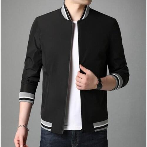 2021 New Spring Men Fashion Windbreaker Jacket Coat Zipper Jacket Men Clothing