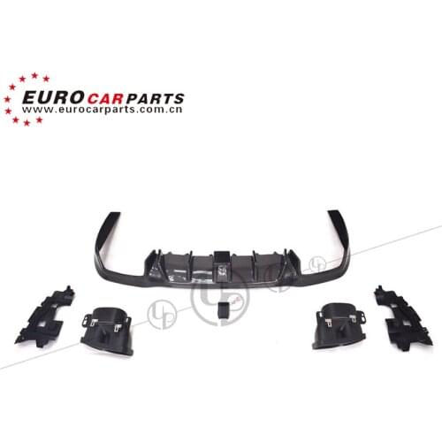 High qualiy E class w213 E63 carbon finber diffuser for w213 E63 to B tyle carbon diffuser with muffler tips