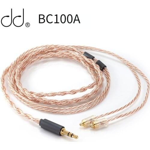 DD ddHiFi BC110A Stock Earphone Cable of E2020B (Janus2) with High-Purity Silver-Plated OFC, 3.5mm Plug and MMCX Connector