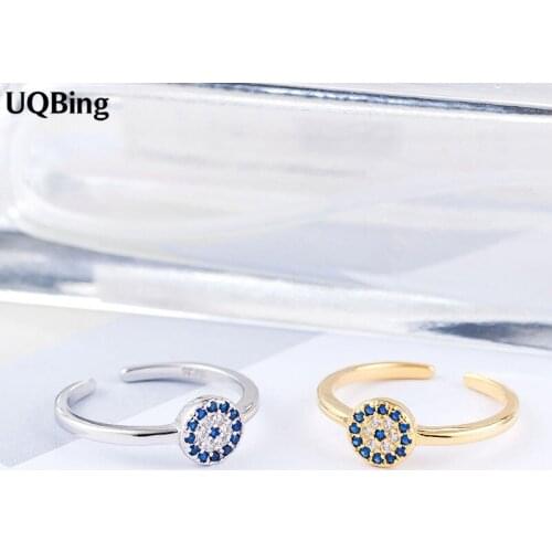 Free Shipping 925 Sterling Silver Ring Full Rhinestone Crystal Eyes Rings Jewelry Christmas Gift Women Jewelry Finger Rings