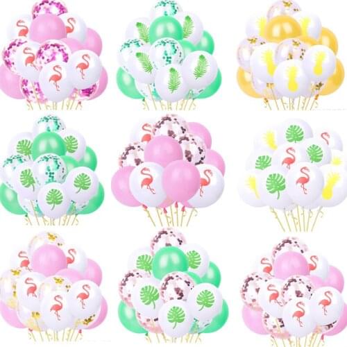 12Inch Flamingo birthday balloons Latex Helium balloon Thickening Pearl party balloon Party Ball kid child toy wedding ballons