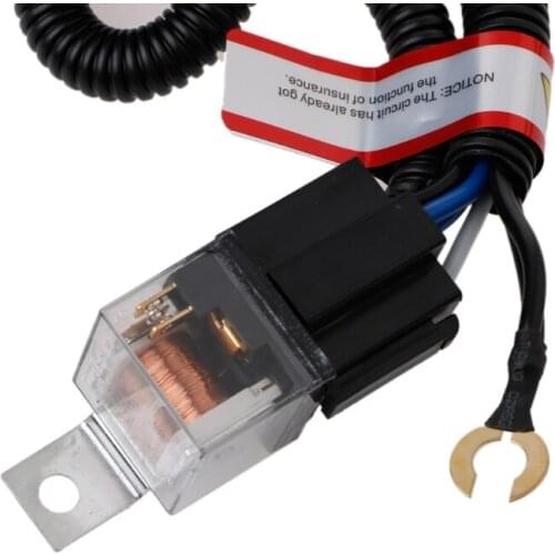 12V Electric Horn Relay Wiring Harness Kit For Grille Mount Blast Tone Horns Car Auto Replacement Parts