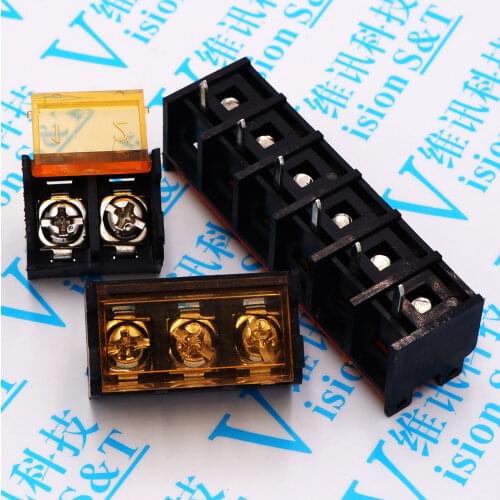 2pcs HB9500 HB-9500 Lid Barrier Terminal 9.5MM Pitch 300 30A High Current Connectors Barrier Blocks 2/3/4/5/6/7/8/9/10Pin