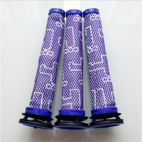3PCS Replacement Filters Pre Filters for Dyson DC58, DC59, V6, V7, V8. 3 Filters Kit for Dyson Filter Replacements