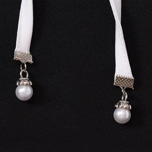 40GC Hollow Out Mesh Fake Collar Shawl Floral Lace Triangle Lapel Blouse Necklace