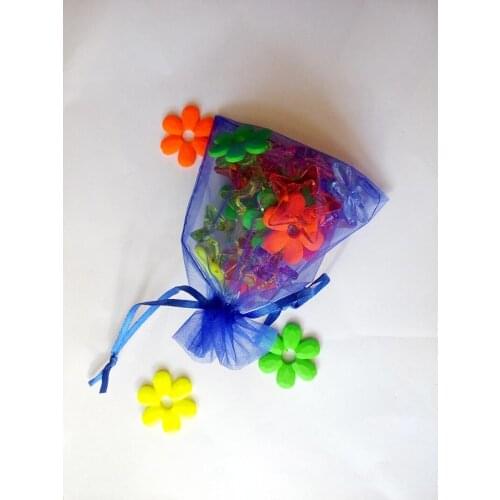 50pcs 13*18cm Royal Blue Organza Gift Bag Jewelry Packaging Display Bags Drawstring Pouch For Bracelets/necklace Mini Yarn Bag