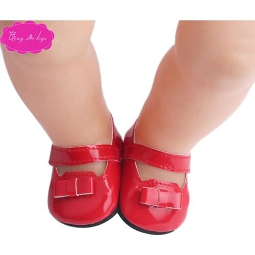 There are 9 different styles of doll shoes fit 43 cm baby dolls and 18 inch Girl dolls shoes accessories g2-g71