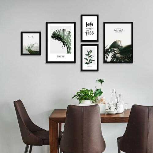 Home Decoration Accessories Ceramic mural for living room Wall Art Decor Canvas Painting Poster oil Painting suit With Frame