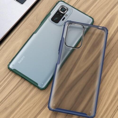 Case on redmi note 10 pro max 10t 5g 10s 9t bumper cover for xiaomi remi protective phone coque back bag silicone matte soft tpu