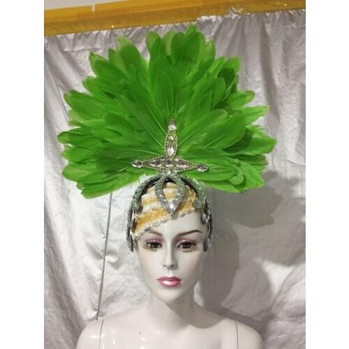 Lo spettacolo di danza copricapo di piume di accessori di abbigliamento La FESTA La Maschera IL Festival