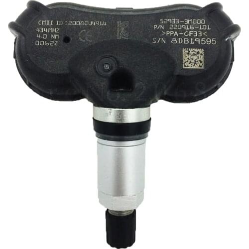 1PCS 100% Original TPMS Sensor 52933-3M000 529333M000 Tire Pressure Monitoring Sensor For Hyundai IX35 Elantra Kia Rio Sportage
