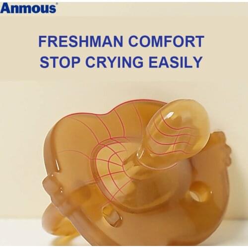 Anmous Baby Pacifier Silicone Super Soft Sleeping Breast Milk Like Newborn Baby Sleeping Pacifier