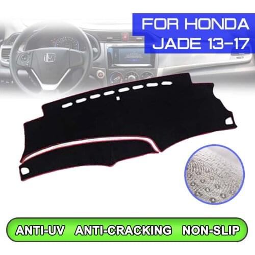 Car Dashboard Mat Anti-dirty Non-slip Dash Cover Mat UV Protection Shade Sticker for Honda JADE 2013 2014 2015 2016 2017