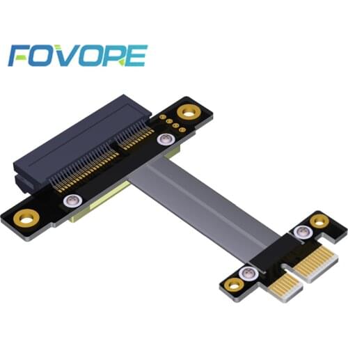 NEW PCI-E PCIE Riser Flex Relocate Cable PCI E 1X to 4X Slot Riser Card Extender Extension Ribbon for Bitcoin Miner Mining