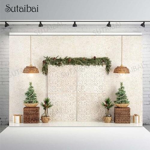 Christmas Photography Backdrop Gift Pattern Texture Wall Photo Background Famliy Child Portrait Xmas Decor Props Photo Studio