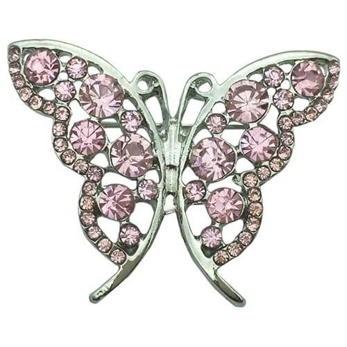 Rhinestone Animal Butterfly Brooches For Women Simple Design Fashion Jewelry Wedding Pin And Brooch Bijouterie Broches Gift