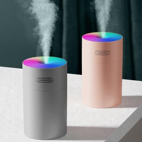 USB Air Humidifier Colorful Cup Mini Aroma Water Diffuser LED Light Ultrasonic Cool Mist Maker Fogger Car Aroma Humidificador